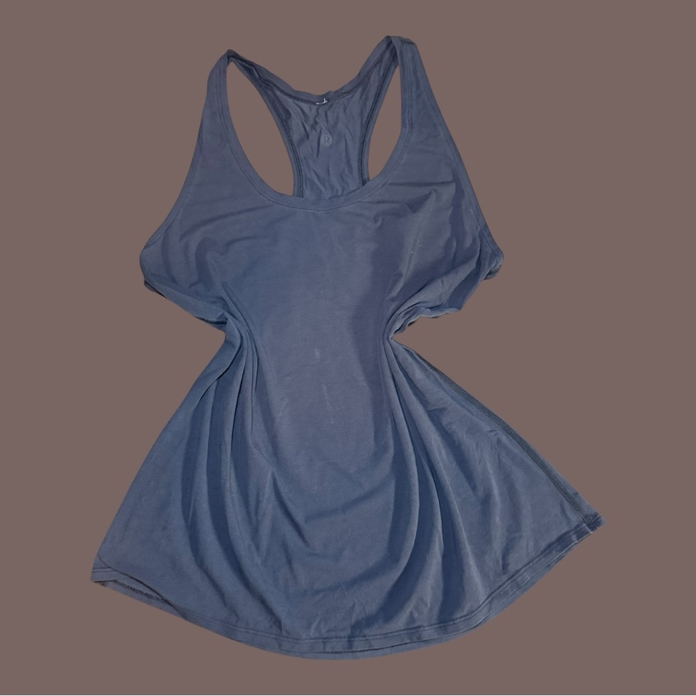 Lululemon Blue Racerback Tank Top Sz NST